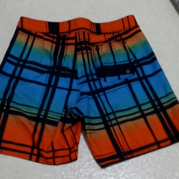 Hang ten board shorts size 36 blue orange and gree - Picture 2 of 3